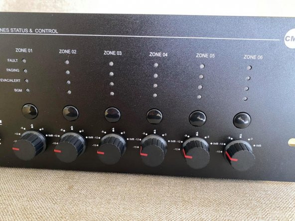 CMX EVAC-240RT Acil Anons Sistemi Yönlendirici Amplifikatör 240W - 9