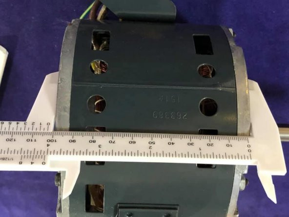 Genteq 71263389 Fan Motoru 1/6 HP 1075 rpm - 7