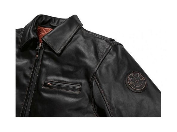 BMW Lederjacke PureBoxer Erkek Deri Ceket XS Slim Beden - 7