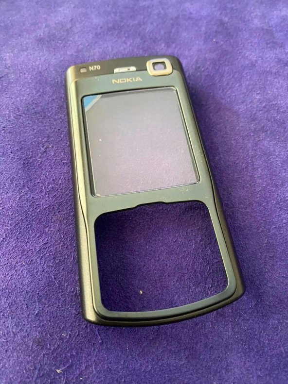 Nokia N70 Ön Arka Kapak Siyah(Tuşsuz) - N70 Kapak - 2