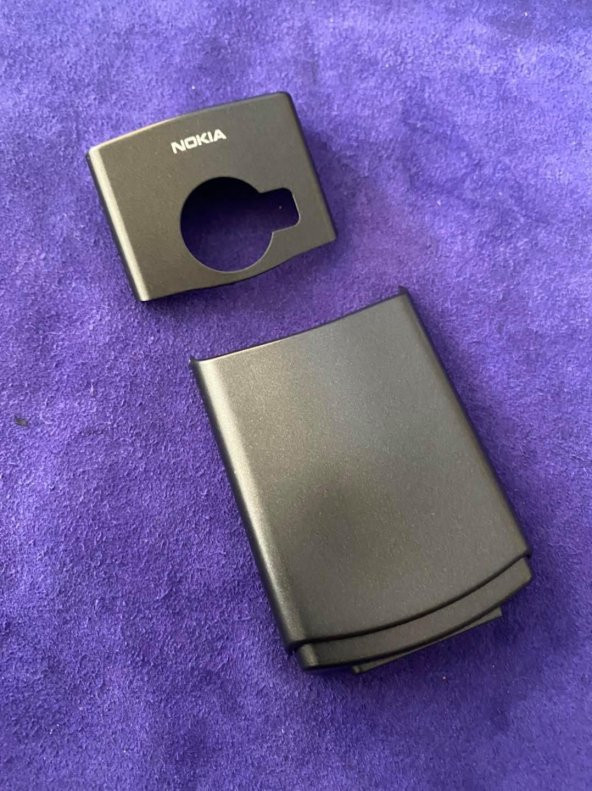 Nokia N70 Ön Arka Kapak Siyah(Tuşsuz) - N70 Kapak - 4