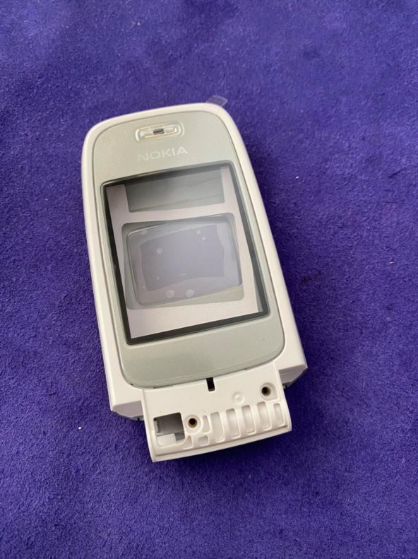 Nokia 6101 Ön Arka Kapak Gri(Tuşsuz) - 6101 Boş Kasa - 4