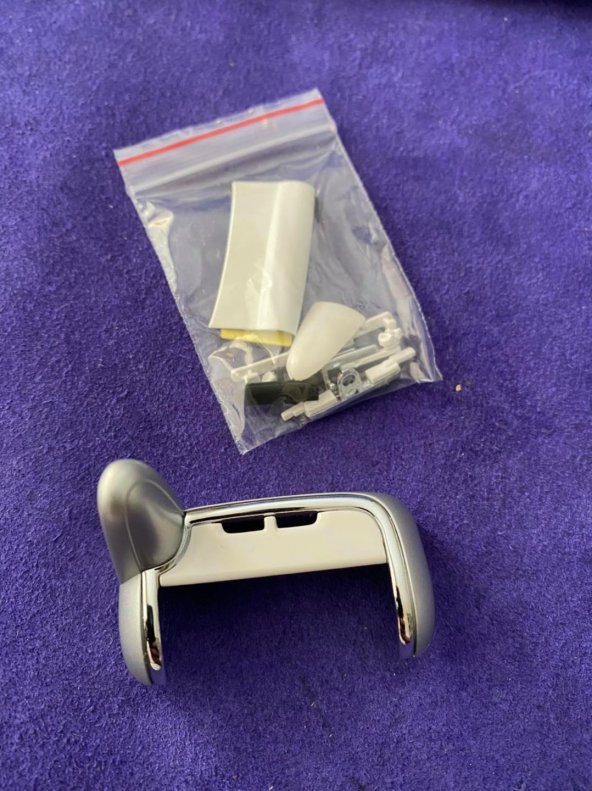 Nokia 6101 Ön Arka Kapak Gri(Tuşsuz) - 6101 Boş Kasa - 6