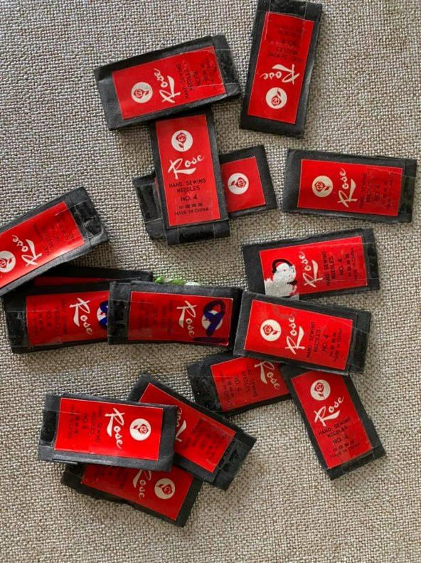 Rose Antika Dikiş İğnesi Paketi No4 - Bakkaliye Koleksiyon Yorgan İğnesi - Resim 4