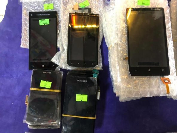 Samsung Htc Nokia Cep Telefonu Lcd Dokunmatik Ekran 160 Adet - 8