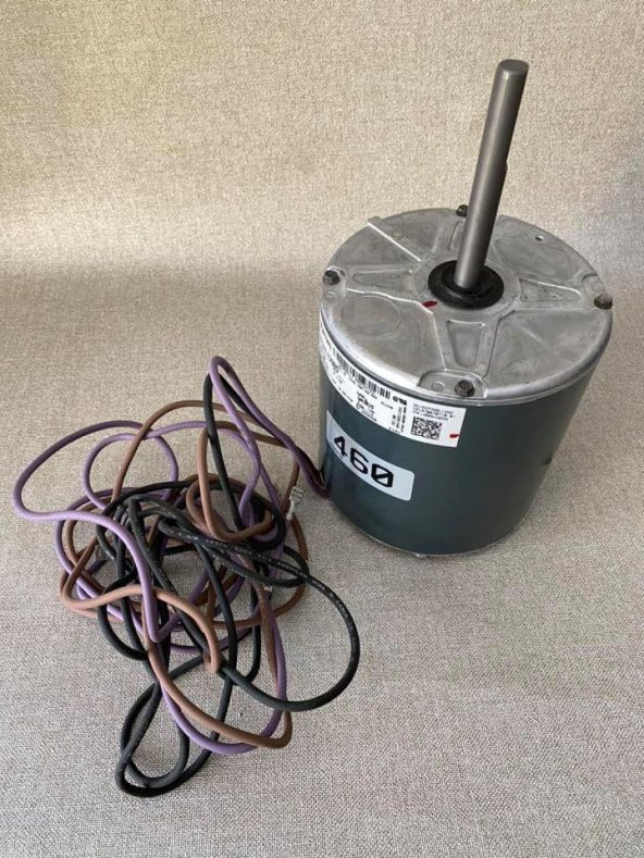Genteq L139BS 460/400 V 1/2 Hp 1100/925 rpm Motor - 2
