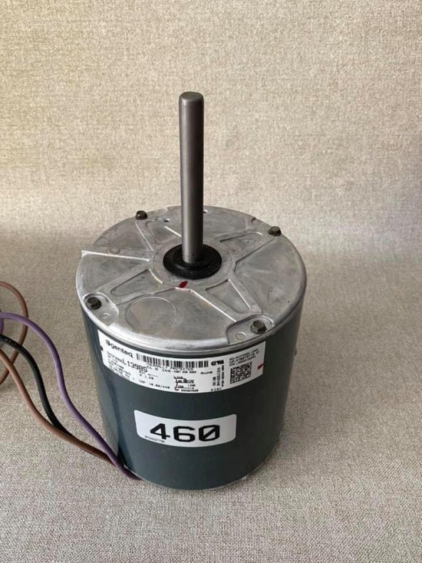 Genteq L139BS 460/400 V 1/2 Hp 1100/925 rpm Motor - 5