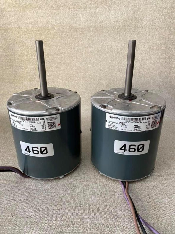 Genteq L139BS 460/400 V 1/2 Hp 1100/925 rpm Motor - 6