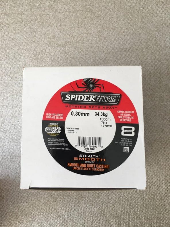 Spiderwire Stealth-Braid Serisi 8 Örgü İp Misina 0,30mm 1800m - 4