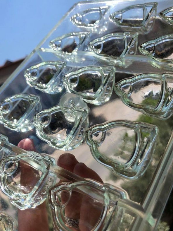 Polikarbon Çikolata Kalıbı 18li CM3170 - Sert Plastik Çikolata Kalıbı - 6