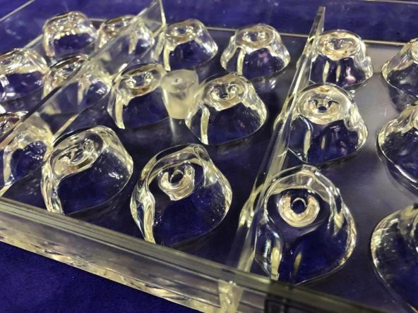 Polikarbon Çikolata Kalıbı 18li CM3173 - Sert Plastik Çikolata Kalıbı - 6