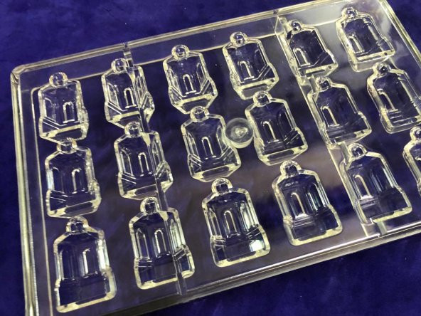 Polikarbon Çikolata Kalıbı 18li CM3174 - Sert Plastik Çikolata Kalıbı - 5