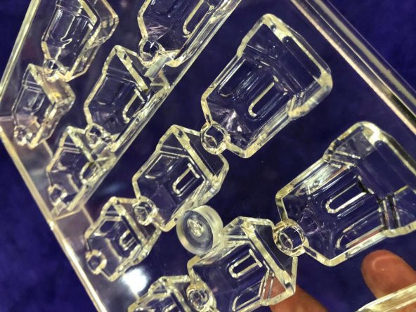 Polikarbon Çikolata Kalıbı 18li CM3174 - Sert Plastik Çikolata Kalıbı - 10