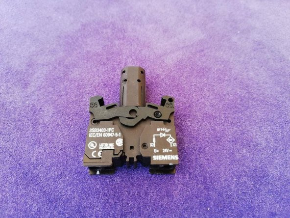 Siemens 3SB3403-1PC Yeşil Aydınlatma Bloğu ürün görseli