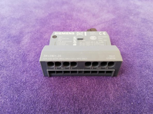 Siemens 3RV2901-2E Motor Koruma Üst Bloğu - Resim 2