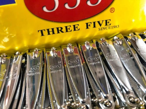 555 Tırnak Makası 5,5 cm - Askı Zincirli Tırnak Makası 24 Lü Paket - 5