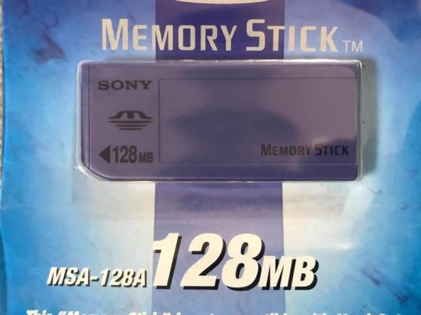 Sony MSA-128A Memory Stick 128 MB Hafıza Kartı - Sony Eski Model Kameralar için Hafıza Kartı - 4