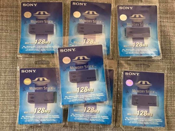 Sony MSA-128A Memory Stick 128 MB Hafıza Kartı - Sony Eski Model Kameralar için Hafıza Kartı - 6