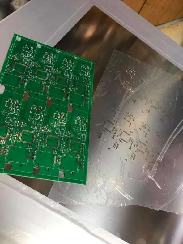 Baskılı Smt Şablon Pcb Baskılı Devre Şablonu 58,5x58,5 cm / Basılmış Kart - Resim 6