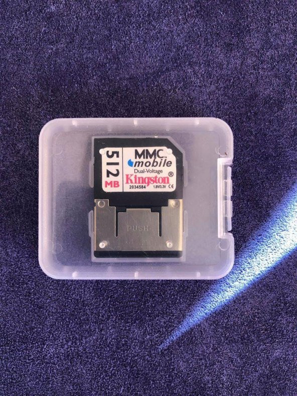 Kingston 512 Mb MMC Mobile Hafıza Kartı Dual-Voltage