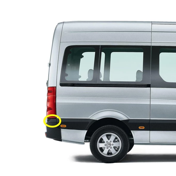 VW Crafter 2006-2016 Sağ Arka Stop Alt Plastik Çıtası 2E1807418 - 3