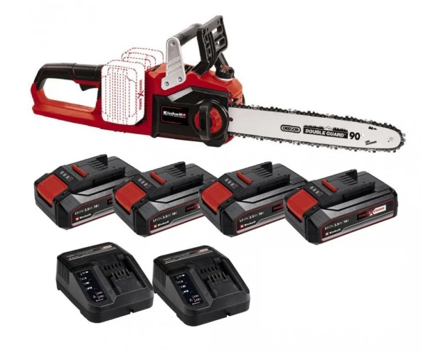 Einhell Ge-lc 36/35 Li 36v Kömürsüz Akülü Ağaç Kesme 4 Akülü
