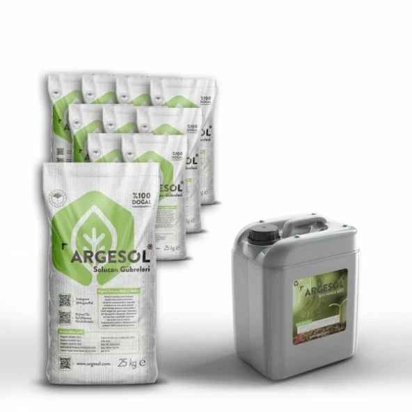 Argesol Tarım 250 Kg Solucan Gübresi & 5 Lt Humik Asit - 4