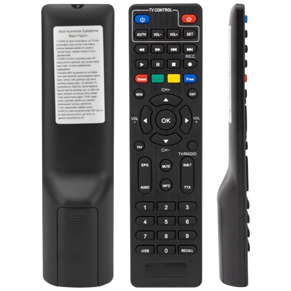FULLY KR SUNGATE SUNPLUS ASTRA FALCON FULL HD TV ÖZELLİKLİ UYDU KUMANDASI (40129=6044) A-23L