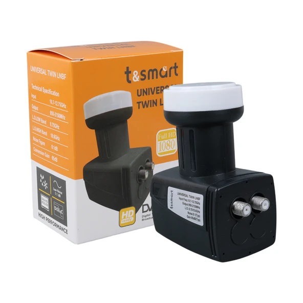 TSMART ULTRA HD 4K UNIVERSAL TWIN ÇİFTLİ LNB 0.1DB - 4