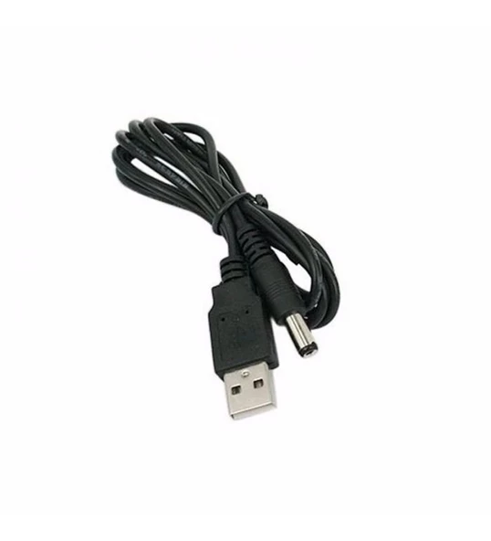 Usb Erkek to 5.5x2.1mm DC Çevirici Kablo Mini Hoparlör Notebook Soğutucu Harici Dvd Usb Hub - Resim 2