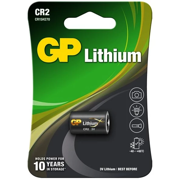 GP CR2E-2UE1 3 VOLT LİTYUM FOTOĞRAF MAKİNESİ PİLİ - 3
