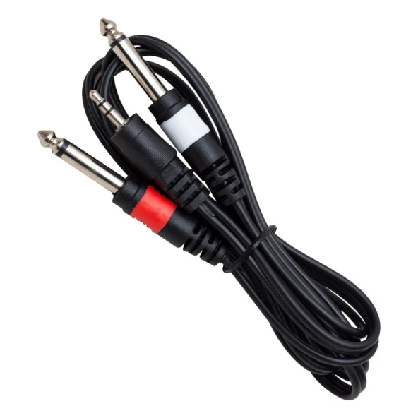 POWERMASTER PM-4284 3.5MM STEREO ERKEK/2X6.3 MM MONO ERKEK 1.5 METRE KABLO
