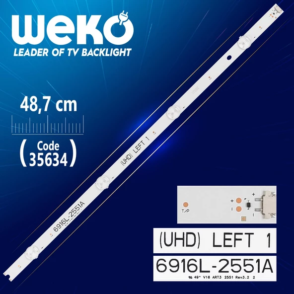 49 V16 ART3 2551 REV3.2 2 - (UHD) LEFT 1 - 48.7 CM 4 LEDLİ - (WK-281)