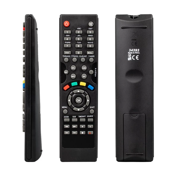 WEKO KR KAMOSONİC KS-HD1506*KS-HD1526*NETA HD300*340 *TECHNOBOX UYDU KUMANDA (34393=33306=11267)