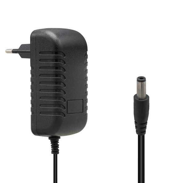 POWERMASTER PM-4531 12 VOLT - 2 AMPER 5.5*2.5 MM UÇLU PLASTİK KASA PRİZ TİPİ ADAPTÖR - 2