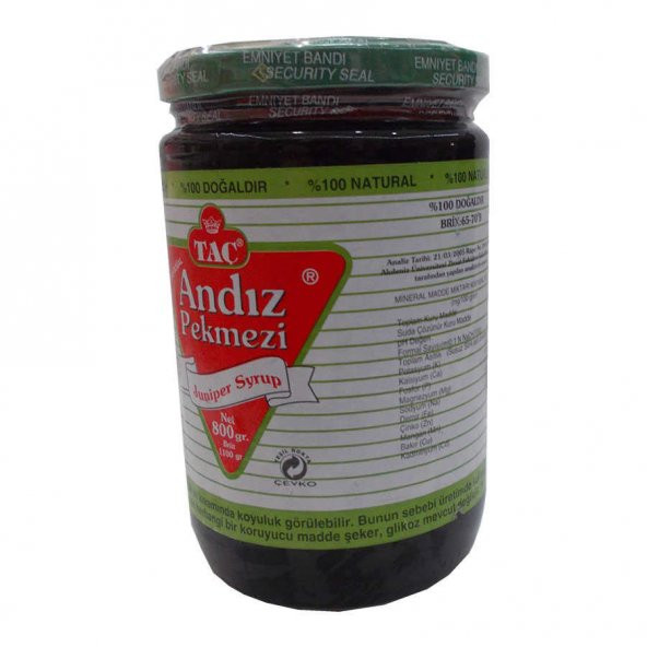 Andız Pekmezi Cam Kavanoz 800 Gr