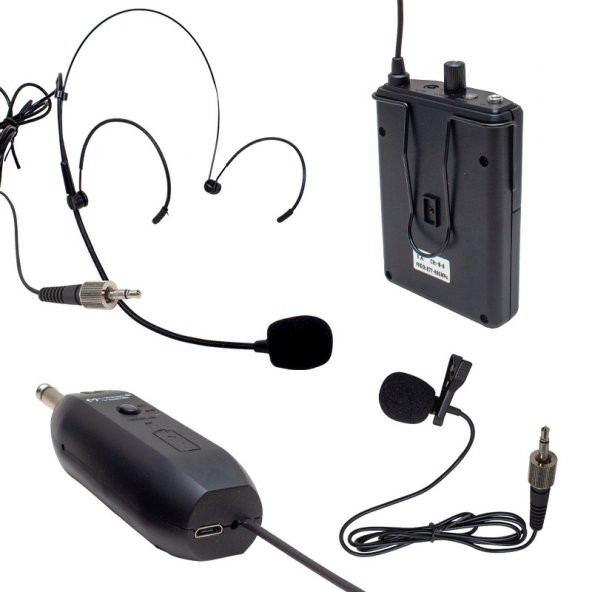 MAGICVOICE MV-19599 UHF KABLOSUZ YAKA MİKROFON - 2