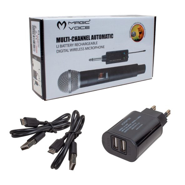 MAGICVOICE MV-19599 UHF KABLOSUZ YAKA MİKROFON - 3