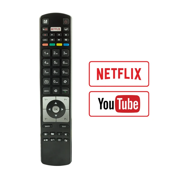 HUAYU KL VESTEL RM-L1526 LCD YENİ NETFLIX TUŞLU BLİSTERLİ KUMANDA