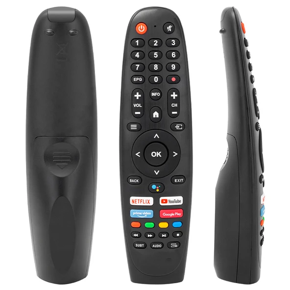 WEKO KL ONVO-PROFİLO-SABA NETFLIX-YOUTUBE-GOOGLE PLAY-PRIME VIDEO TUŞLU SES KOMUTLU LCD TV KUMANDA - 2
