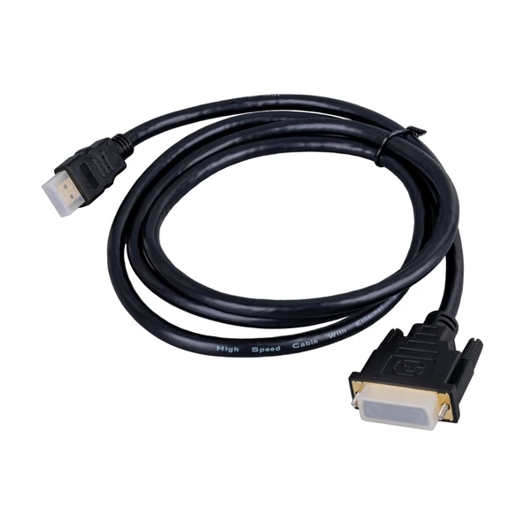 POWERMASTER PM-12002 HDMI ERKEK - DVI ERKEK 24+1 GOLD UÇLU 1.5 METRE HDMI DVI KABLO - 2