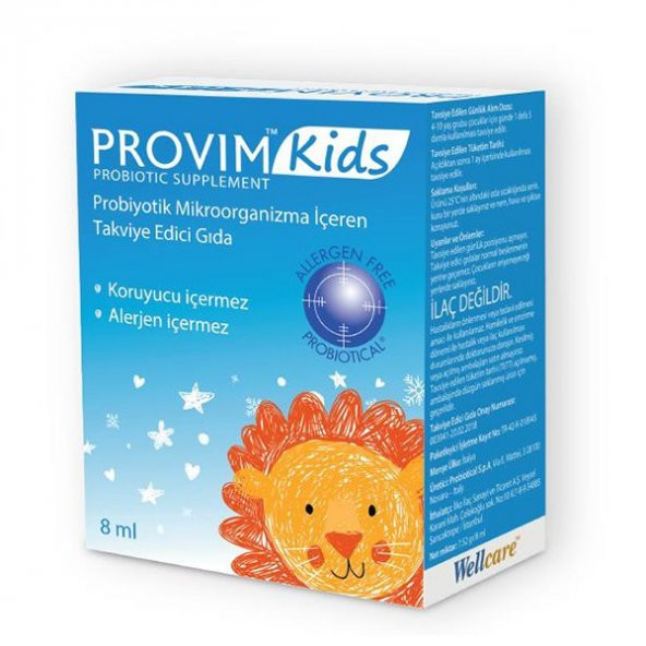 Wellcare Provim Kids Damla 8 ml - 1