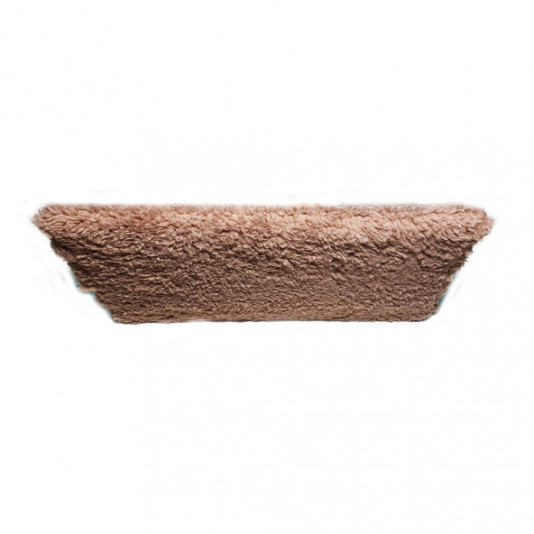 Barış Dizayn Peluş Kedi Basamağı Peluş Raf Duvar Kedi Yolu Parkur 3lü set Kahve (30-40-50cm) - 2