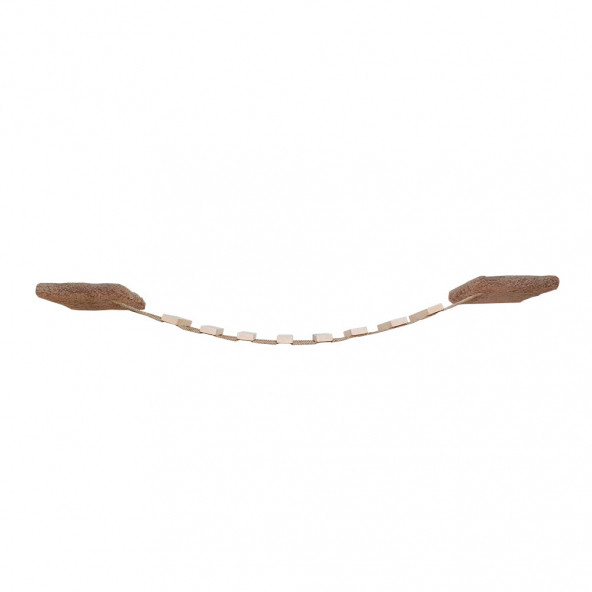 Barış Dizayn Peluş Basamaklı Kedi Köprüsü Peluş Raf Duvar Kedi Yolu Parkur Kahve (130cm) - 2