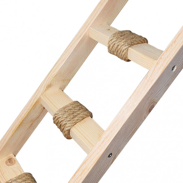 Barış Dizayn Duvara monte kedi hamağı ve kedi merdiveni takımı kedi yatağı sağ sol uyumlu set Kareli - 3