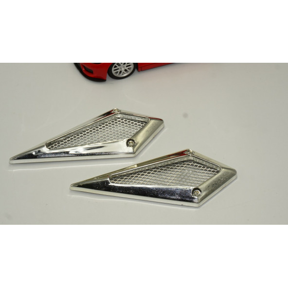 Mini Cooper Çamurluk Yanı Vent Dekoratif 3M 3D Rüzgarlık Seti - Resim 3