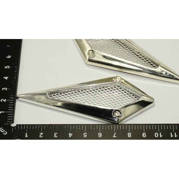 Mini Cooper Çamurluk Yanı Vent Dekoratif 3M 3D Rüzgarlık Seti - Resim 5