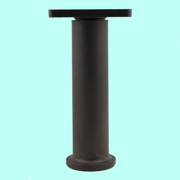 Mobilya Kanepe Sehpa TV Ünitesi Koltuk Ayarlanabilir Destek Ayağı 15 cm Siyah Baza Ayak - 6