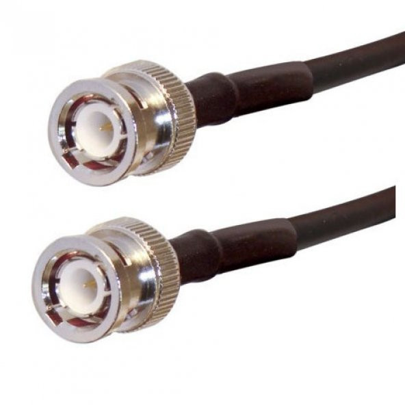 RG-58 BNC Erkek - Erkek 50 Ohm. Kablo 2 Metre ürün görseli 1
