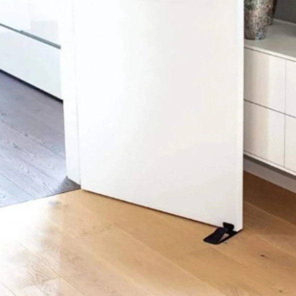 Porsima Yapışkanlı Kapı Stoperi 3'lü Kapı Durdurucu Plastik Kapı Altı Takozu - 6